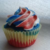 Memorial Day Cupcake Scratch Vanilla Cupcake w/ Buttercream Dream.