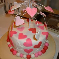 Valentines Cake My co-workers loved this cake. Saw a picture of this cake on the internet and decided to see if I could make a cake a decorate it to look...