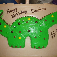 Dinosaur Cake Very easy to make