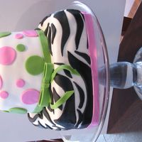 Dd's 15Th Birthday Cake Champagne WASC filled with strawberries and cream cheese filling covered with MMF.