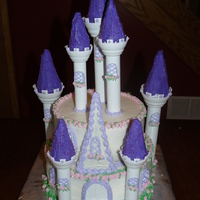 Princess Castle Cake Princess Castle Cake using Wilton castle kit tiers
