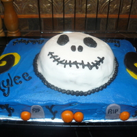 Nightmare Before Christmas Bday Cake 
