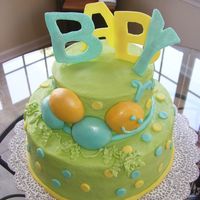 Caterpillar Baby Shower Got this cake idea from a contributor from this site...thank you so much! Chocolate cake, fondant decorations.