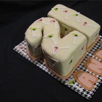 Twenty-First Birthday a 21 for a twenty first birthday. If anyone has any idea on the best way to cover a two in fondant let me know! There was quite a bit of...