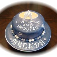 Star Trek Birthday Simple but made with love for my Aunt's birthday, she's a big Trekki!!