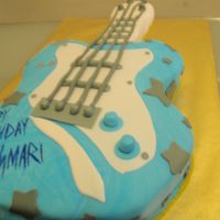 1St Birthday Guitar Got lots of ideas from cc. BC and covered with fondant