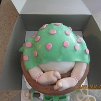 Baby Bottom This was my first attempt at this kind of cake.. i have such a hard time with the legs and feet.. but it came out OK... i have another one...