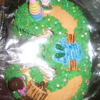 Dora Cake I got idea from susanscakebabies here on CC. I enjoyed doing this cake, as I am still farely new. I did this Nov. 09 for my fiance's...
