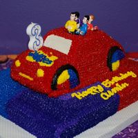 The Wiggles Big Red Car Cake I made this for my son's 3rd birthday. He loves the Wiggles and he loved this cake! Everybody who was there thought we had ordered it...