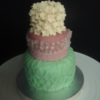 Here We Go Again! Last year, I made this cake (in larger scale) for my brother-in-law and sister-in-laws wedding. For their first anniversary, I recreated it...