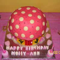 My Little Girl's Birthday Cake For Her 2Nd Birthday The top view of the fairy toadstool cake I made for my daughter, Holly's, 2nd birthday.