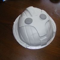 Newest_001.jpg variation of the cyber man from dr who,i done this for a friends son.choc sponge with butter cream & fondant