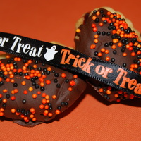 Bakery Style Chocolate Dipped Butter Cookies With Raspberry Filling And Sprinkles A little homemade concoction that resembles NYC bakery style butter cookies. These are two cookies put together with raspberry jam than...