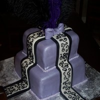 Smokey Purple Smokey purple cake.