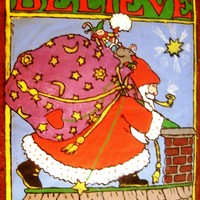 Believe Chocolate Candy Plaque 