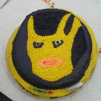 Bibleman Cake I did this cake for my sons 4th birthday. The colors dont show so well in the pic, but it is a really dark purple!