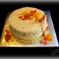 Fall Bridal Shower This is a cake I made for a friend's son's bride. I didn't know how it was going to turn out, but I think I like it. It'...