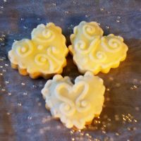 Little Wedding Cookies Little wedding inspired sugar cookies decorated with royal icing and shimmer dust for an antiqued look.