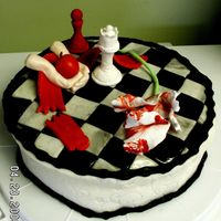 Twilight This was my daughter's request for her 14th Birthday party. I borrowed ideas from many of the cakers here. . .Thank you!!! This is an...