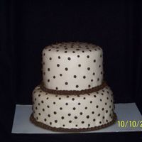 Brown And White Poka Dot brown and white poka dot