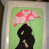 Baby Shower Mod Mom Theme This is a cake from the Mod Mom Theme plates/ napkins we found