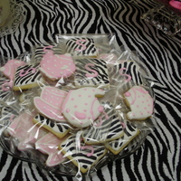 Tea Pot And Tea Cup Cookies, And Square Zebra Cookies 