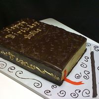 Wizards Of Waverly Place White chocolate cake covered in fondant. All decorations are fondant with tylose mixed. Painted edible gold. Fun but very frustrating cake...