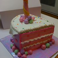 Piece Of Cake A last minute cake for a birthday. I got my inspiration from someone on here and I am sorry I can't remember the user name. But thank...