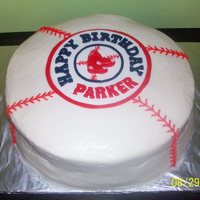 Boston Red Sox Cake Boston Red Sox themed cake for child's birthday