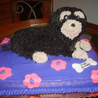 Doggie A friend ask me to do a poodle mix dog cake for her sis in law. She sent me a picture and after looking at CC for inspiration this is what...