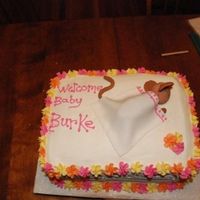 Baby Monkey Baby Shower For a friends Babyshower that was luah themed. Monkey is gumpaste/fondant