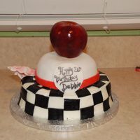 Twilight Themed Birthday Cake made as a gift for my friend for her birthday. She loves Twilight of course =) This is my 8th cake and I'm pretty happy with the...