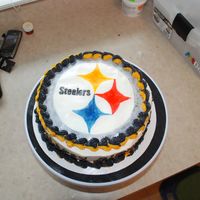 Steeler's Birthday Cake 
