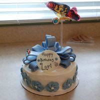 Pretty Mothra Cake What do you make when someone loves everything godzilla but wants a pretty cake?