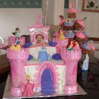 My Daughter's Princess 1St Birthday Cake My first cake after the Wilton 1 course. It was a big hit at her Princess Party.