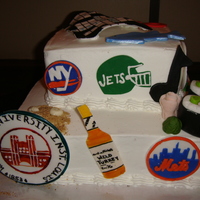 All Things Danny I made this cake for my brother in laws 40th birthday. It is all of his favorite things.