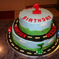 Car Cake Jamison's first word was car...when he looked at the cake he said car..all of my time and effort was worth it for that reaction!!!