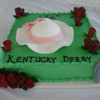 136Th Kentucky Derby I made this cake for a Kentucky Derby Party. All of the woman wore hats to the party