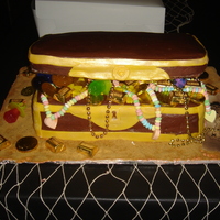 Treasure Chest Everything is edible except for the gold necklace.