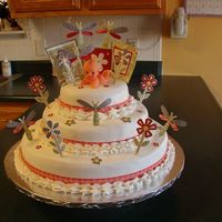 Dragonflies, Flowers And A Baby I was clueless as to what kind of cake to make for my daughter in law's baby shower. The nursery theme was dragonflies. So I took the...