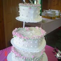 Congrats Mellisa And Josh A friend of mine asked me to make a cake for his Brother's wedding. She loved the heart shapes. I made a 6" 10" and 12"...