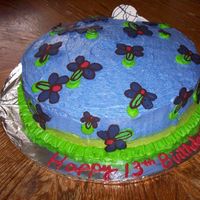 Summer Nights I saw this in the whimsical bakehouse book (can you believe I carry it with me almost everywhere?) and love it!!! I used butter cream...