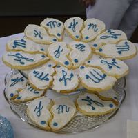 Son's Bridal Shower Cookies My sister hosted the shower but wanted something other than cake - so we had petitfours and cookies (she bought the petitfours) and I did...