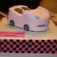 Sweet 16 This cake was made for a girl turning 16. Its a chocolate cake with buttercream icing and the car is covered in fondant. I forgot to take a...