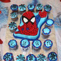 Spiderman This was a cake for a friend's little boy who turned 4. He requested Spiderman so this is what I came up with. This is one of the...