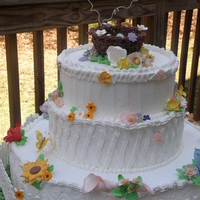 Summer Love My cake "Summer Love" perfect for that outdoor garden wedding. Rustic, colorful, full of flowers ,humming birds and a chocolate...