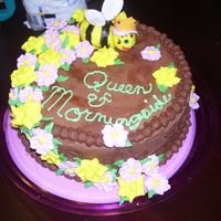 Boss Appreciation she is called the queen bee so i put one on cake with royal flowers
