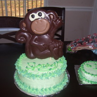 Monkey Cake monkey is chocolate