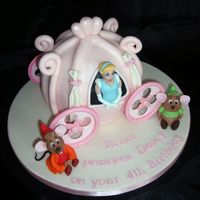 Cinderellas Carriage This is a cake modelled on Cinderellas Carriage, made out of the 6 inch ball pan. Cinderella Gus and Jaq are made out of gumpaste. This...