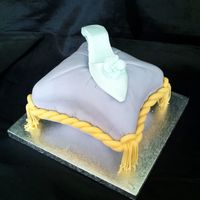 Cinderellas Glass Slipper This is the glass slipper that went with my cinderella cake posted yesterday, not a great pic of the slipper as it was rather glittery and...